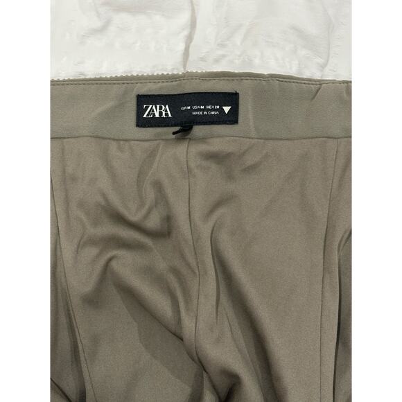 Zara Rhinestone strapless women's party dress taupe brown size Medium. in EUC - Picture 11 of 12